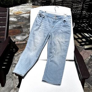 Chico’s Platinum Crop SZ 1 (8-10) like New